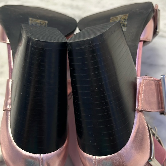 Free People Jeffrey Campbell Leather Hendrix Heels in Pink Size 6 NEW R… - Picture 8 of 16